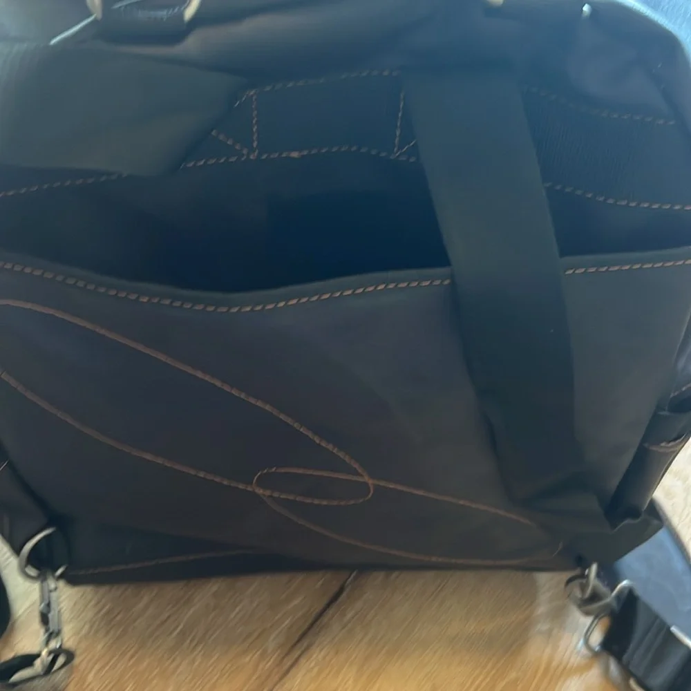 Chelsea & Scott backpack style diaper bag with optional strap